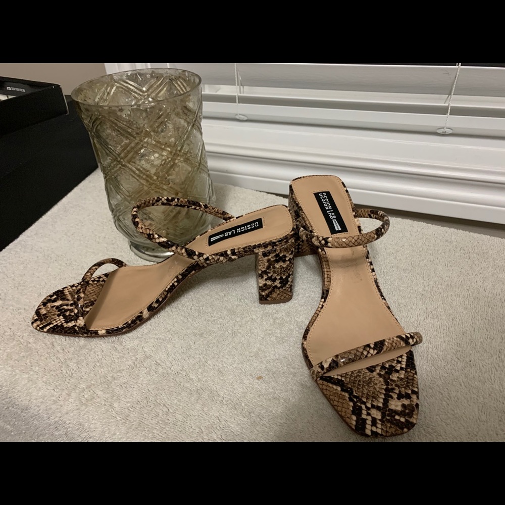 Design Lab snake pattern sandals - Picture 2 of 5